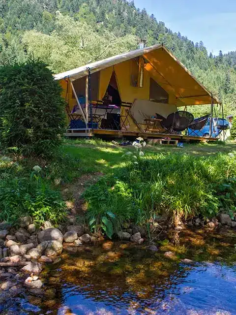 Camping à petit prix dans les Vosges.