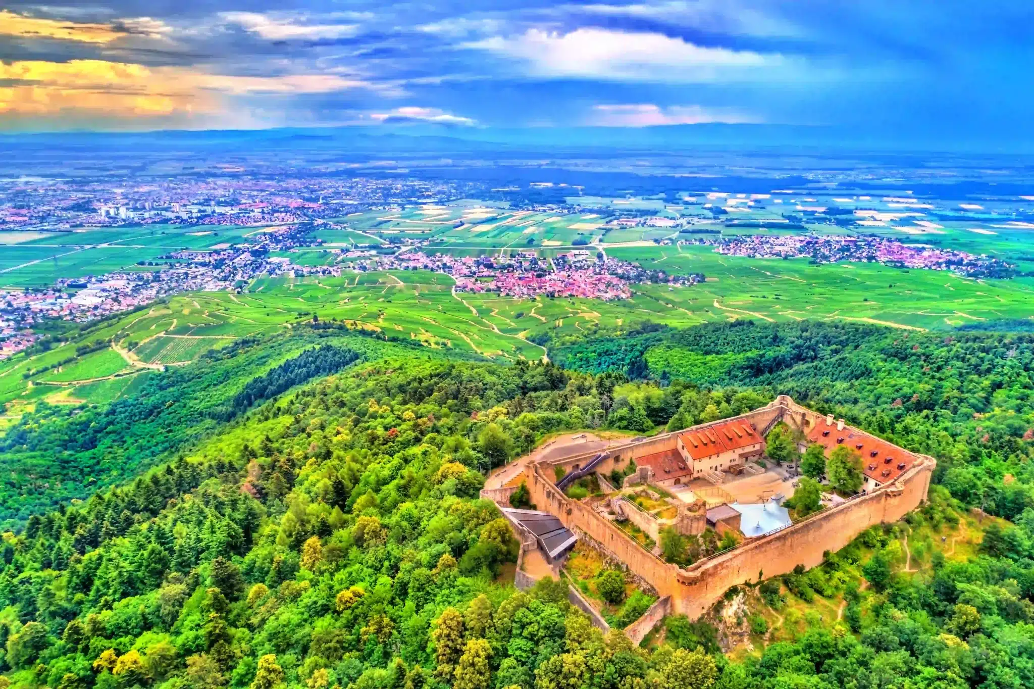 Visite des châteaux dans les Vosges.